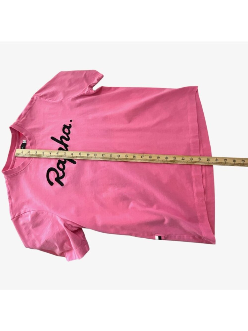 Rapha Logo T Shirt Womens Medium Pink Graphic Cycling Cotton Crew Neck Top - Picture 12 of 13